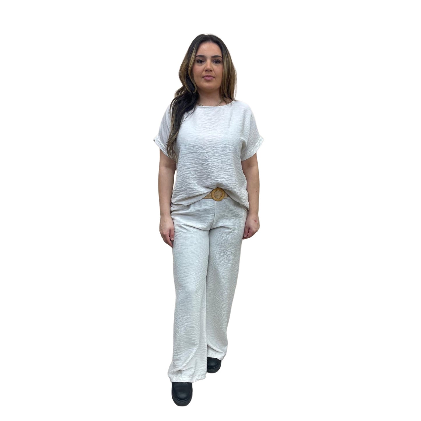 Coco set bestaande top en broek - ivoor