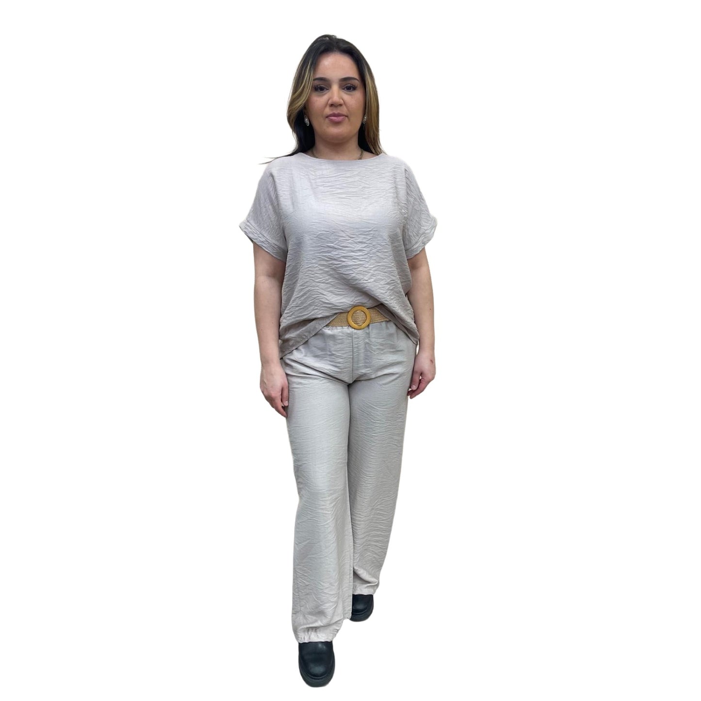 Coco top - licht grijs