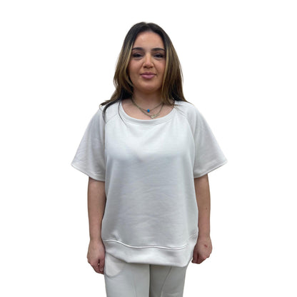Odi tweedelig set met korte mouwen - licht beige