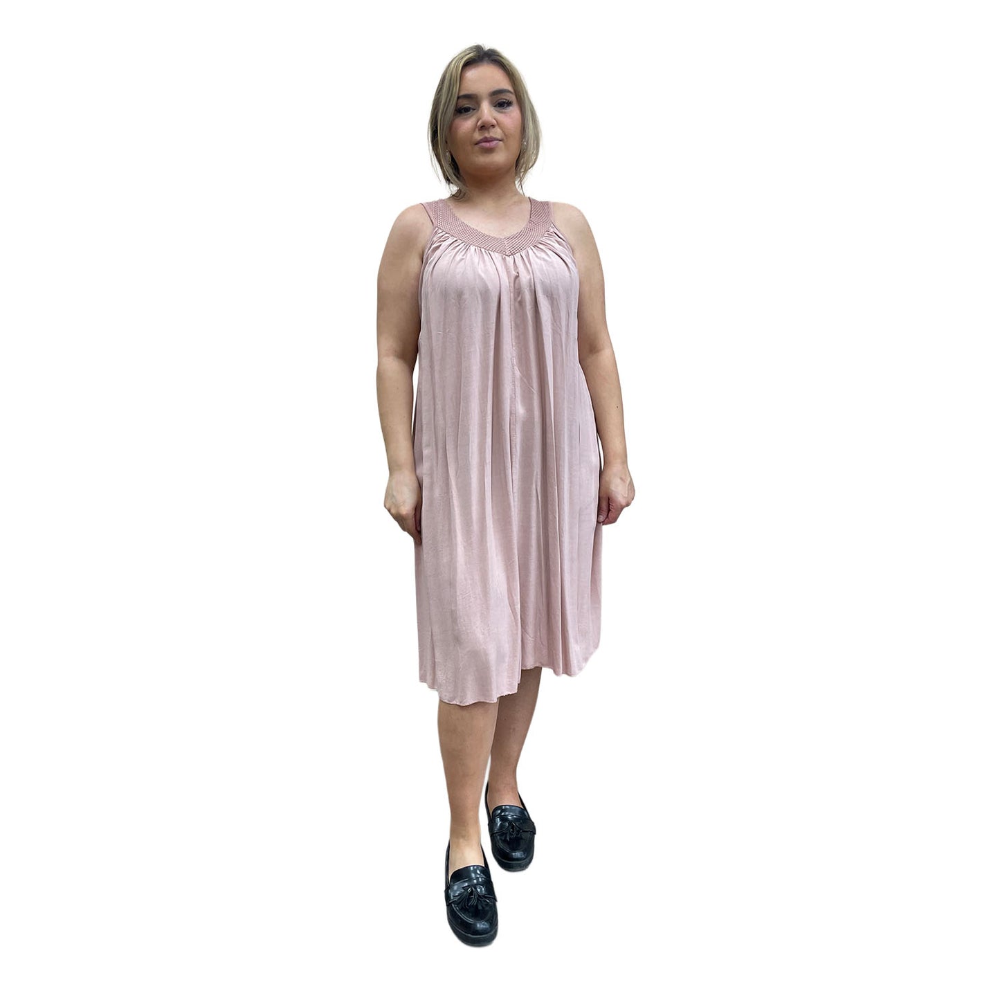 Viscose jurk - roze